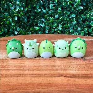 Squish-a-longs by Squishmallows Green Dinosaur Bundle